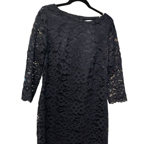 Trina Turk black lace mini dress size 12 - Picture 3 of 11